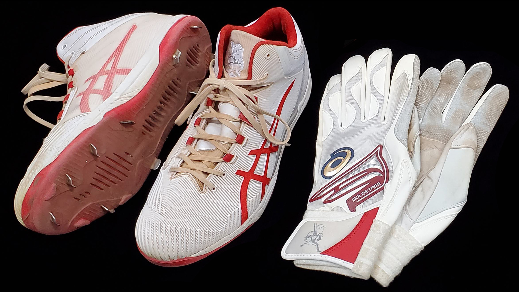大谷翔平選手 2021年シーズン使用用具展示